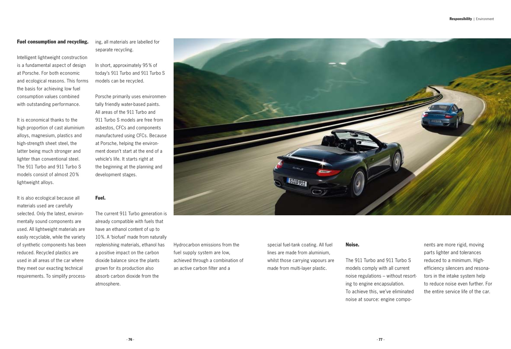 2010 Porsche 911 Turbo Brochure Page 59